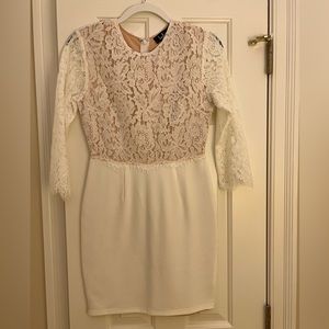 Lulus white mini dress